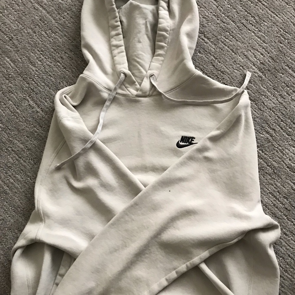White Nike hoodie